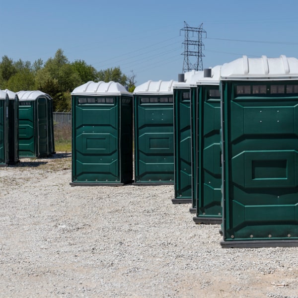 how are the event toilets maintained and cleaned during the event